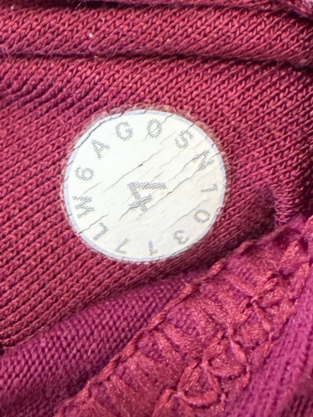 Lululemon 21” Wunder Under Crop Leggings Size 4 Burgundy Plum Full-On Luxtreme